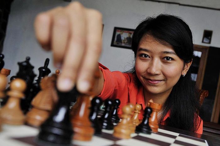Irene sukandar catur resmi piala dari mundur medina aulia indosport rusia