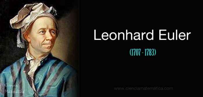 Biografi leonhard euler