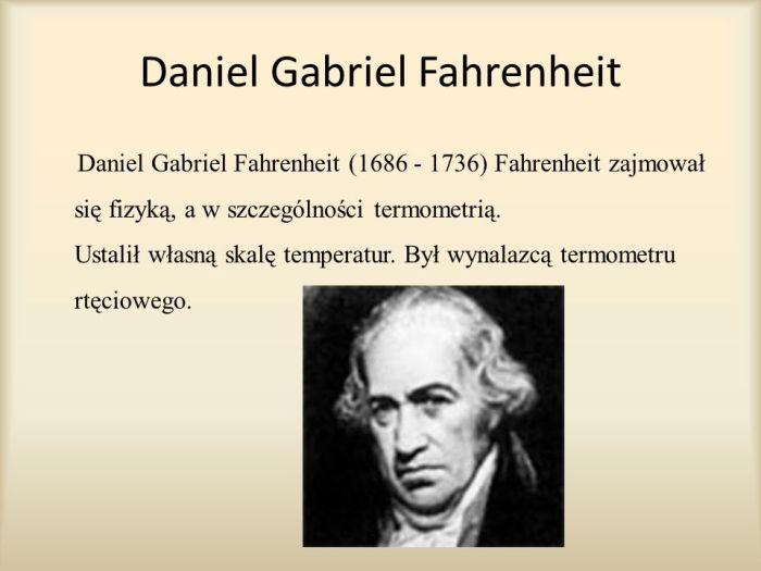 Biografi daniel gabriel fahrenheit