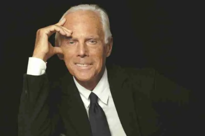Armani giorgio his staying values true proud italian being success secret why fashion exclusive