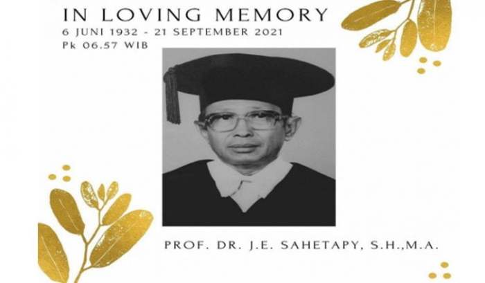 Biografi je sahetapy pakar hukum pidana