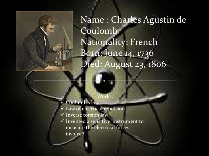 Biografi charles coulomb