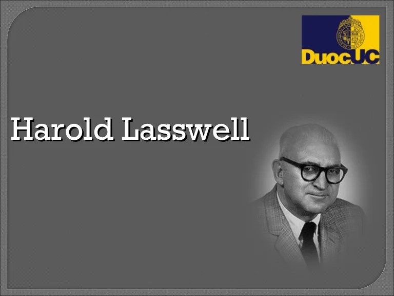 Biografi harold lasswell
