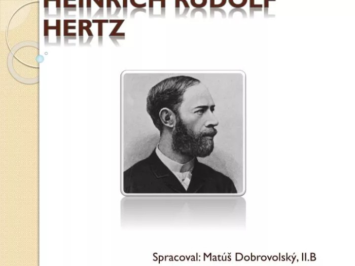 Biografi heinrich rudolf hertz