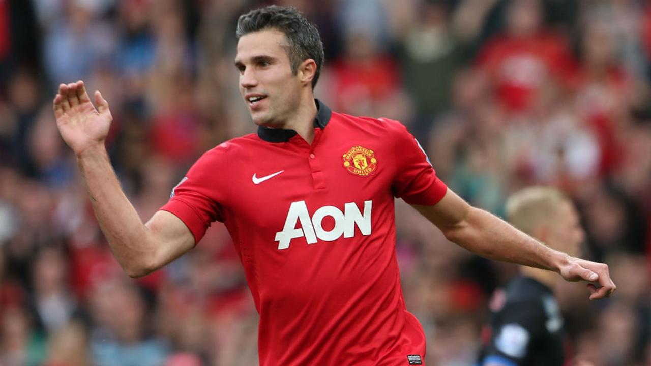 Robin persie van body bouchra barbados wife beach abs physique impressive buff shows article rippling showed off