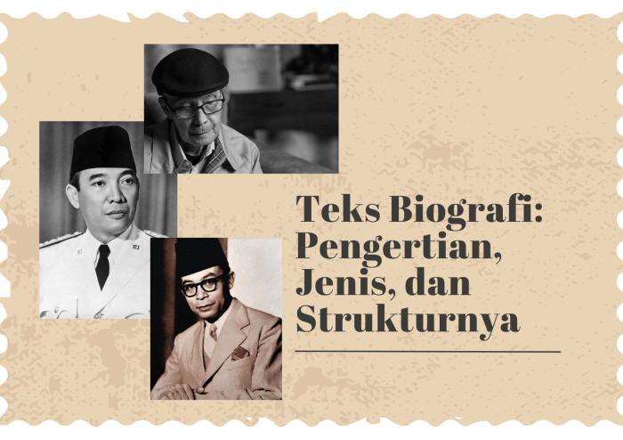 Mengenal teks biografi pengertian ciri struktur unsur dan contohnya