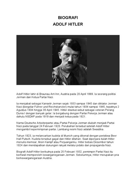 Akhir Masa Hidup Adolf Hitler