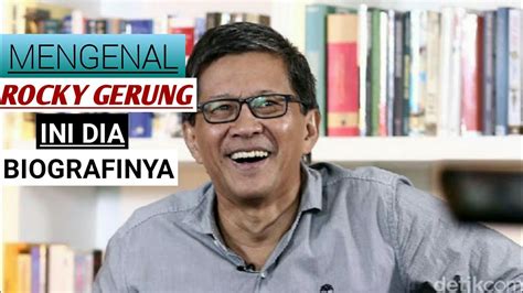 Biografi Rocky Gerung