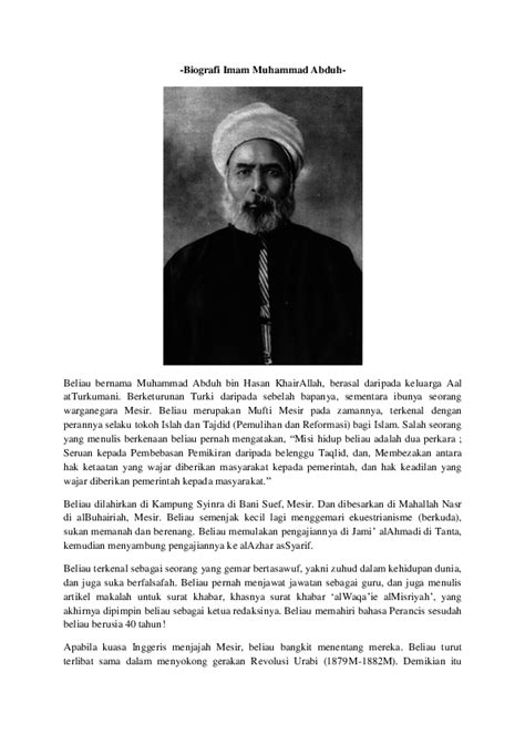 Pengaruh Muhammad Abduh