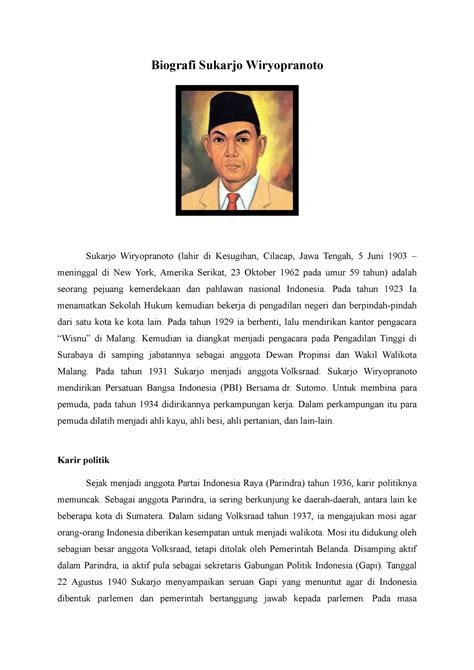 Sukarjo Wiryopranoto