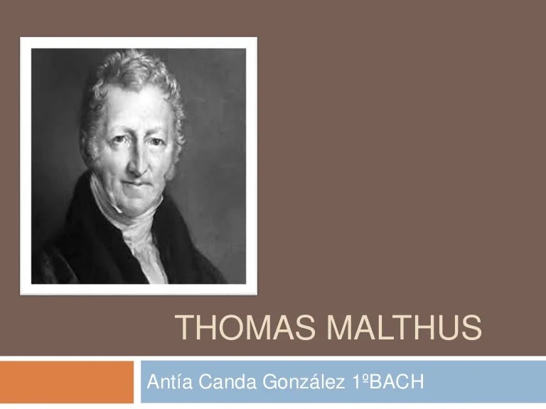 Biografi Thomas Maltus