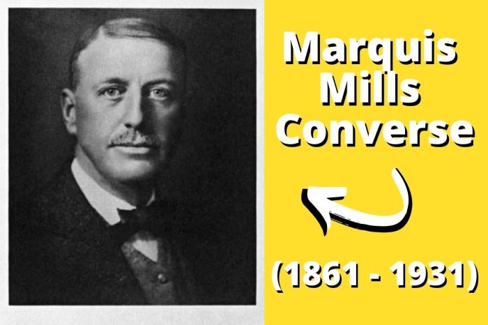 Biografi marquis mills converse pembuat